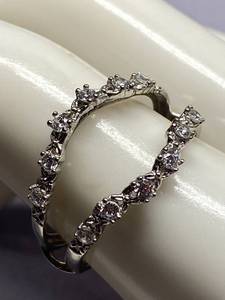 lot 40B image: 925 Silver Double-Finger Ring