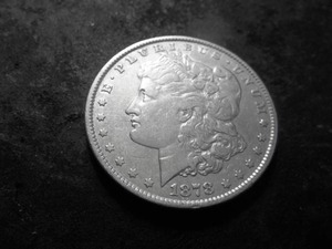 1878 Morgan Silver Dollar 3rd Reverse