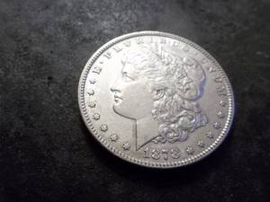 lot 2 image: 1878 Morgan Silver Dollar