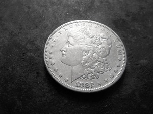 lot 7 image: 1882 S Morgan Silver Dollar