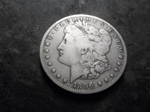 lot 17 image: 1896 O Morgan Silver Dollar