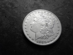 lot 20 image: 1897 S Morgan Silver Dollar