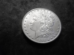 lot 21 image: 1898 Morgan Silver Dollar