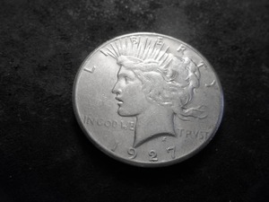 lot 32 image: 1927 Peace Silver Dollar