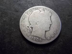 lot 38 image: 1906 Barber Half Dollar
