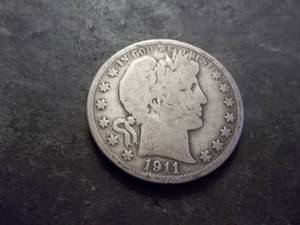 1911 Barber Half Dollar