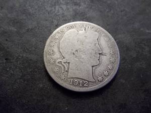 lot 41 image: 1912 Barber Half Dollar