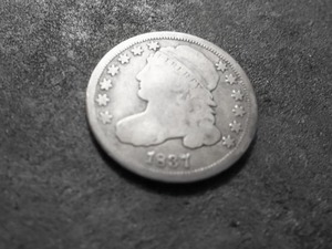 lot 44 image: 1837 Bust Half Dime