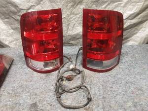 lot 9 image: Pair of Dodge Taillights and 1 Miscellaneous Taillight with Wiring