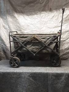 lot 88 image: Collapsible Folding Utility Wagon with Heavy-Duty Wheels