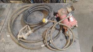 lot 98 image: Used Tuthill Gasoline Pump with Explosion-Proof Motor