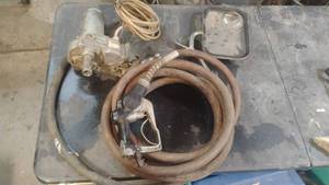 lot 99 image: Used GPI Model 155S Fuel Transfer Pump with Hoses and Nozzle