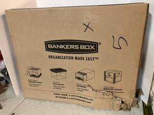 lot 119 image: Bankers Boxes