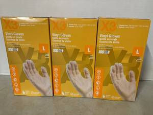 lot 51 image: Large Vinyl Disposable Gloves