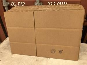 lot 72 image: Uline Shipping Boxes - 16 x 12 x 6