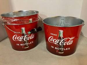 lot 104 image: Coca-Cola Collectors Buckets