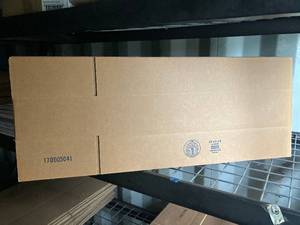 lot 78 image: Uline Shipping Boxes - 24 x 8 x 4