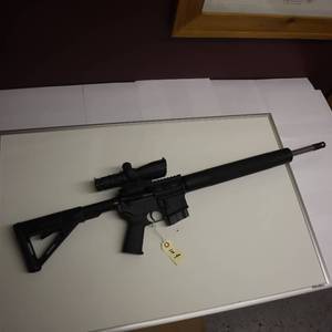 Alexandria Pro Firearms 6.8 SPC Semiauto w/scope + 4 boxes of ammo