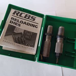 lot 50 image: RCBS DIE SET  FOR RELOADING