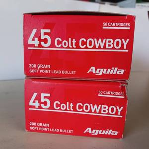 lot 70 image: 45 COLT COWBOY 200 gr  2 BOX LOT