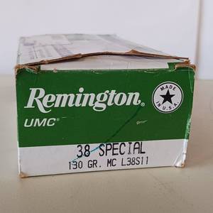 lot 81 image: REMINGTON 38 SPECIAL AMMUNITION