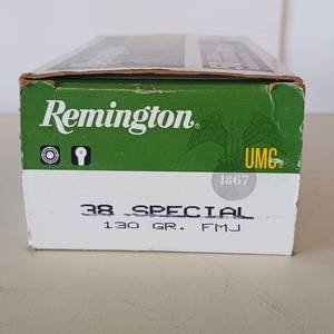 lot 82 image: REMINGTON 38 SPECIAL UMC
