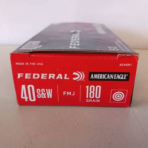 lot 107 image: FEDERAL 40 S&W - one box