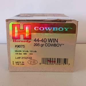 lot 111 image: Hornady Cowboy 44-40 WIN