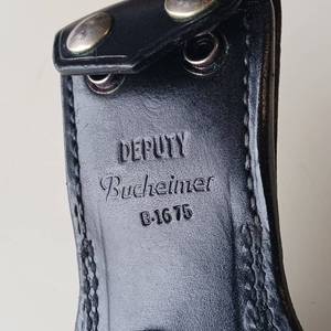 lot 115 image: Genuine Leather Holster  Deputy B-16-75  Bucheimer