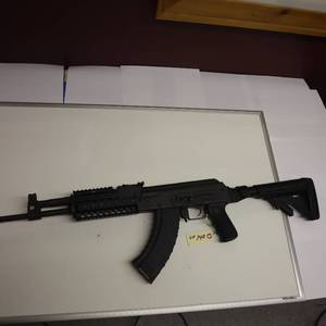 lot 140 image: Romanian AK47 style FA Cugir imported - 7.62 x 39 rifle M10-762 model