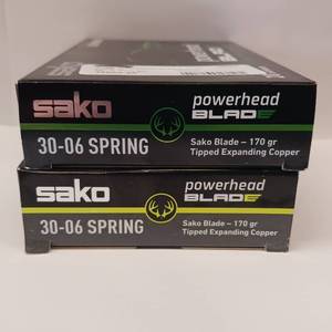 lot 149 image: SAKO  30.06 SPRING  Powerhead Blad  170 gr Lot of 2 boxes
