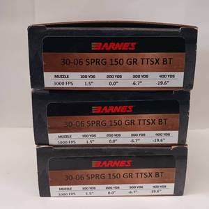 lot 150 image: SAKO Blade 30-06 SPRING  170 gr  lot of 3 boxes