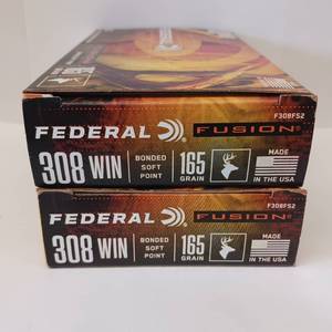 lot 154 image: FIOCCHI  270 WINCHESTER HYPERFORMANCE  130 GR.  LOT OF 2 BOXES