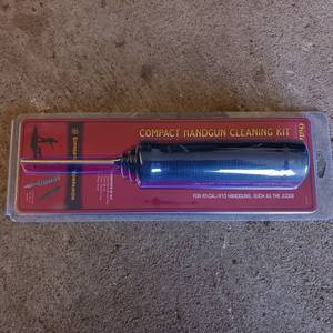 lot 256 image: OUTERS Compact Handgun Cleaning Kit 42108. For 45 Cal410 Handguns Such As The Judge