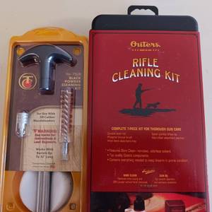 lot 257 image: Rifle and Muzzleloader Cleaning kits. Unopened - Unused  2 Kit Lot