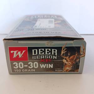 lot 273 image: 30-30 WIN Ammo - Deer Season XP - 150Gr. - One Box - Winchester Ammunition