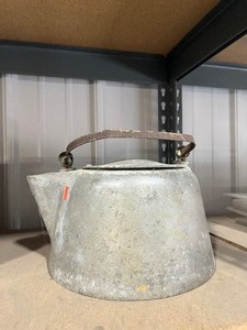 lot 38 image: Metal Tea Pot
