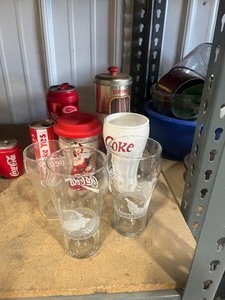 lot 67 image: coke glasses