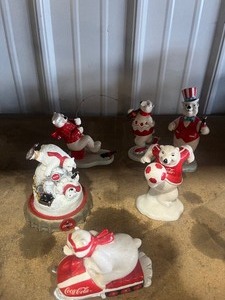 6 coca cola figures
