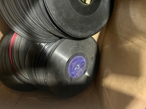 lot 41 image: Box Full Of Old Records