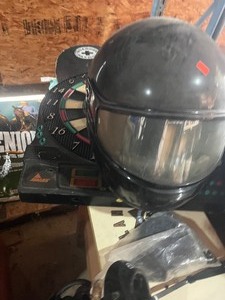 lot 9 image: Snow Board    Helmet    Dart Board