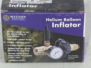 lot 10 image: Western Enterprises Hand tight Deluxe Latex Inflator with Content Gauge