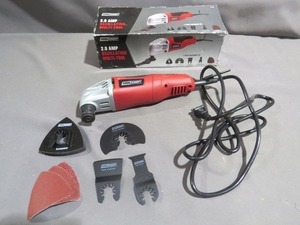 lot 25 image: New - Tool Shop 2.0Amp Oscillating Multi-Tool with Attachments