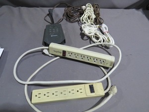 lot 35 image: Mixed lot of Extension CordsSurge Strips and Westinghouse Timer