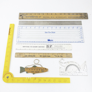 lot 80 image: Set of Eight Ruler Collection