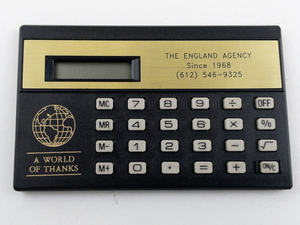 lot 83 image: The England Agency Calculator