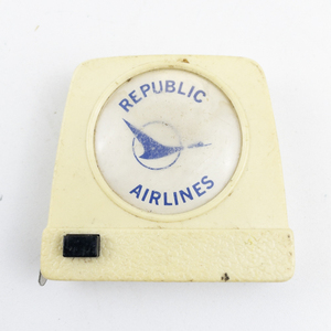 lot 85 image: Vintage Republic Airlines Mini Tape Measure
