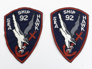 lot 91 image: 92 SHIP  Sea Hawk Fabric Patch