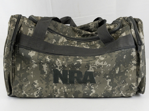 lot 108 image: NRA Camo Small Duffel Bag