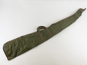 lot 113 image: Vintage Green Leather Gun Sleeve